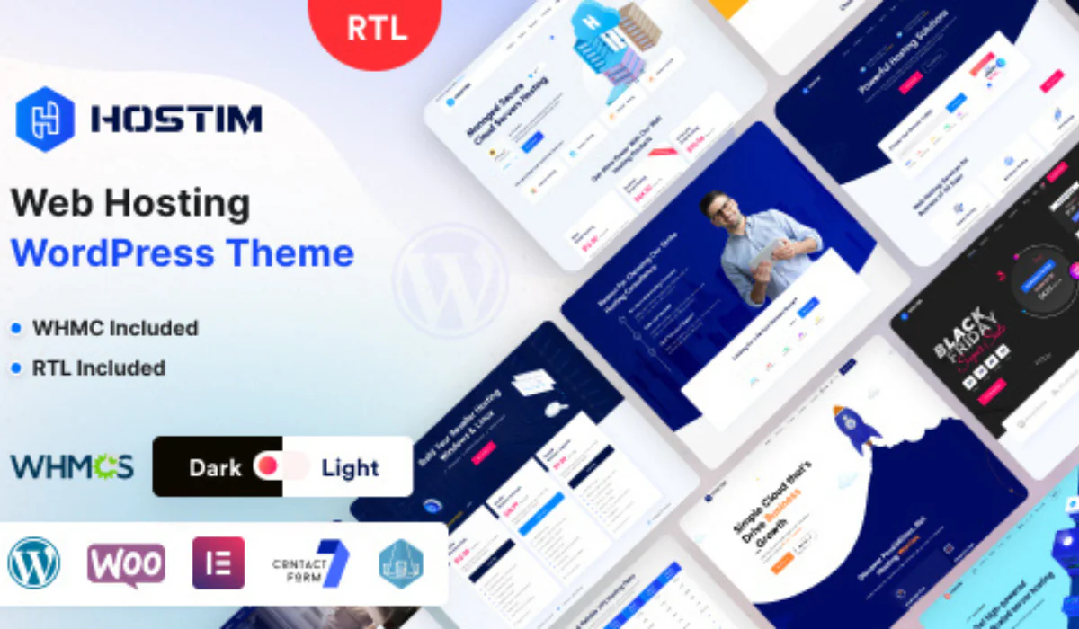 Hostim - Web Hosting WordPress Theme with WHMCS